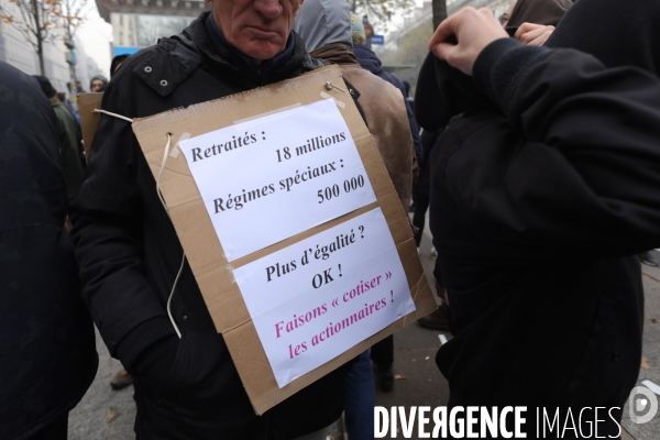 Manifestation contre la réforme des retraites