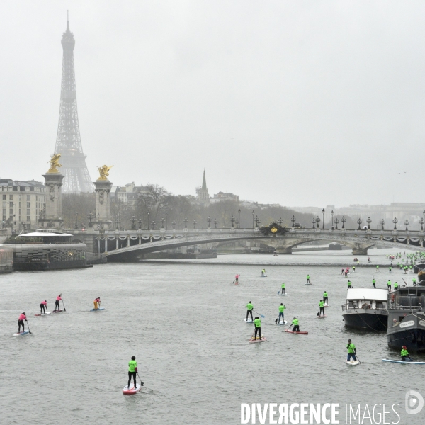 La Nautic Paddle de Paris 2019. The largest stand-up Paddle race in the world.