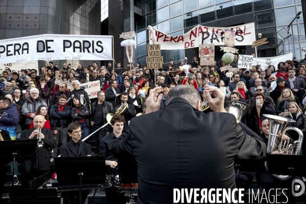 Manifestation retraites Opera Bastille Paris