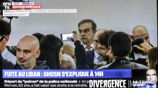 Conference de presse carlos ghosn a beyrouth