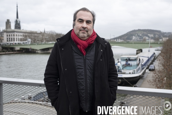 Jean-Michel Bérégovoy candidat d Europe écologie les Verts aux municipales de Rouen.