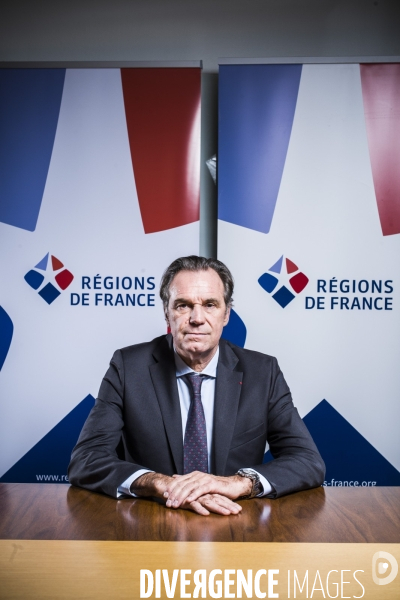 Portrait de renaud muselier, president  de la region provence-alpes-cote-d azur.