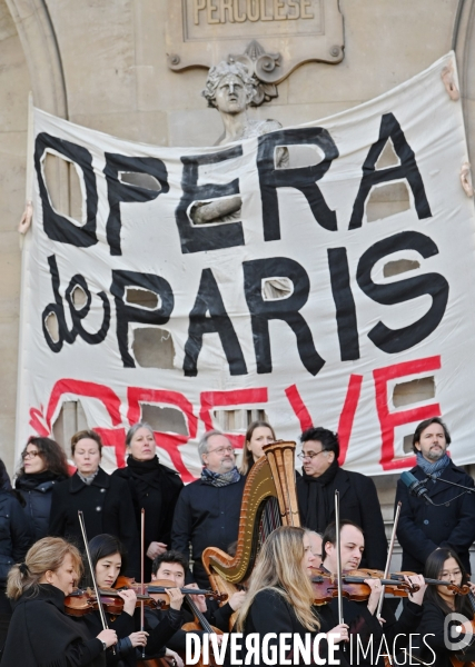 En greve l opera de paris organise un concert sur son parvis