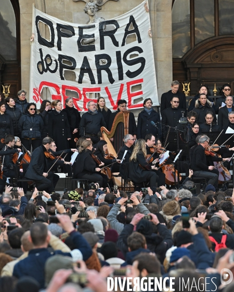 En greve l opera de paris organise un concert sur son parvis