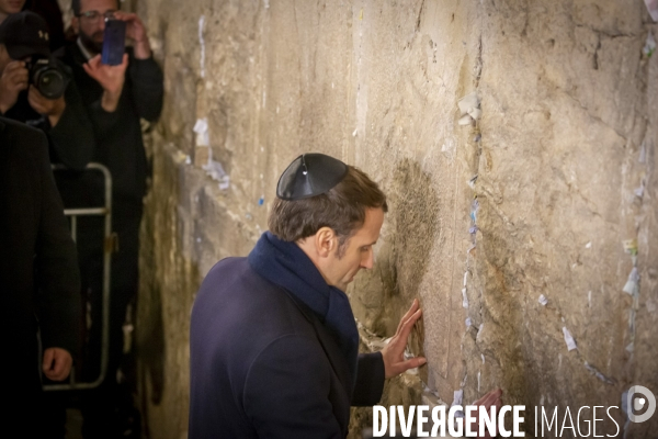 Emmanuel Macron à Jerusalem, Israel et Palestine