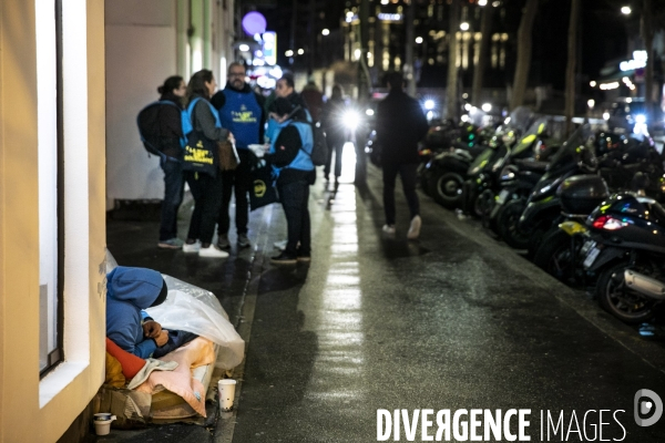 3ème nuit de la solidarité à Paris.