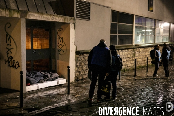 3ème nuit de la solidarité à Paris.