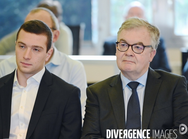 Conférence de presse de Marine Le Pen pour présenter le livre blanc sur la sécurité