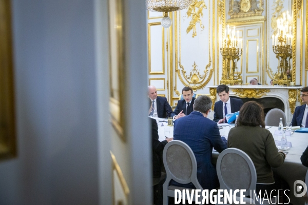 Emmanuel Macron reçoit les présidents d associations d éducation populaire à l Elysée