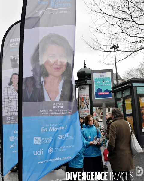 Elections Municipales / Déplacement d Agnes Buzyn dans le 17ème arrondissement