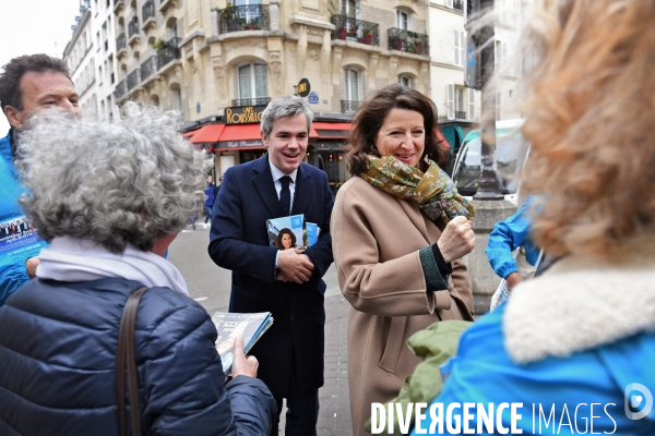 Elections Municipales / Déplacement d Agnes Buzyn dans le 7ème arrondissement