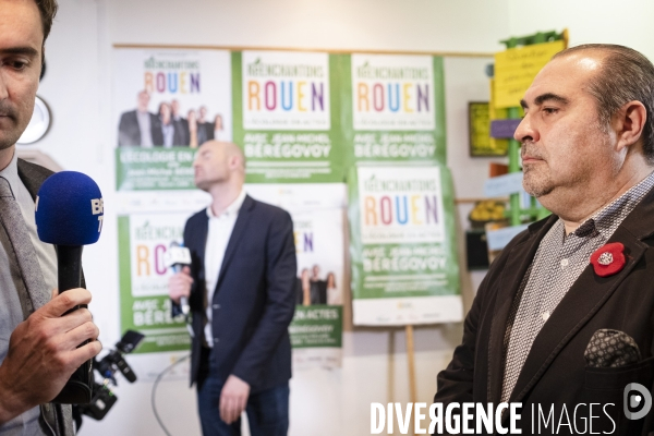 1er tour des élections municipales à Rouen EELV en seconde position