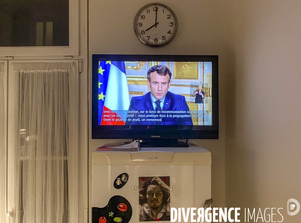 Déclaration officielle d Emmanuel Macron au 20h du 16 mars 2020