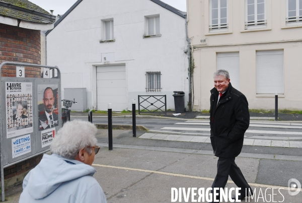 Premier tour des élections municipales au Havre/ Jean Paul Lecoq