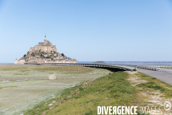 Le Mont Saint Michel sous confinement