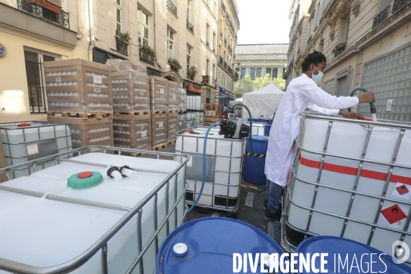 La pharmacie delpech empechee de fabriquer du gel hydroalcoolique en plein paris