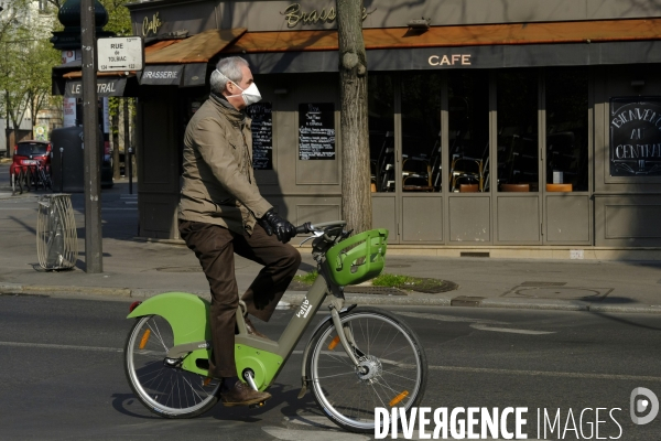 Paris Velib vélos à louer. Velib bicyclesÊfor hire in Paris