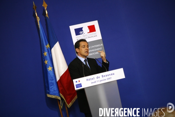 Conférence de presse bilan de Nicolas Sarkozy en tant que ministre d Etat, ministre de l interieur et de l amenagement du territoire