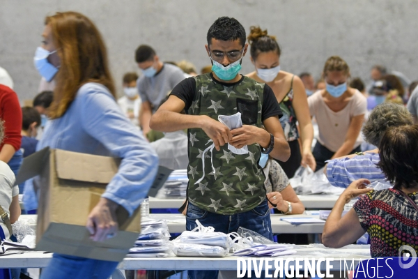 COVID19 - Région Auvergne-Rhône-Alpes, préparez vos masques