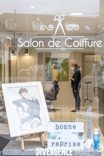 11 mai jour de deconfinement. Epitete salon de coiffure mixte de Saint Remy les chevreuse dans les Yvelines