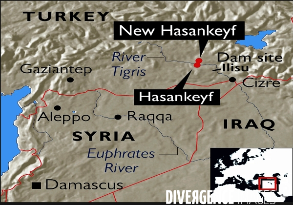 L Histoire disparaît, Hasankeyf, une ancienne ville de 12 000 ans en Turquie. History disappears,ÊHasankeyf, a 12,000 years old ancient town in Turkey.