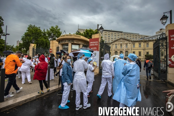 Concentration des personnels hospitaliers à Marseille