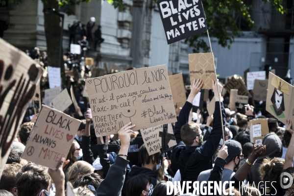Manifestation Black lives matter Bruxelles 07/06/20