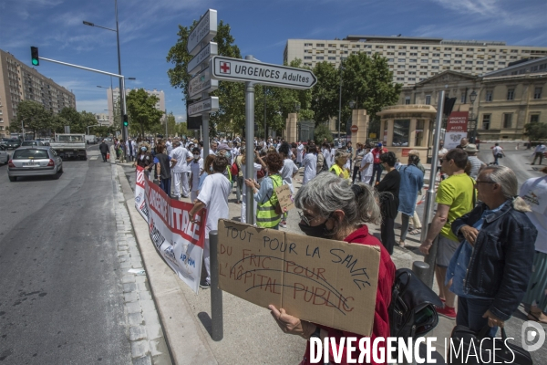 «Les jeudis de la colère» du personnel hospitalier de Marseille