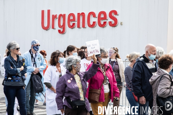 Manifestation pour défendre l hôpital public à Jossigny