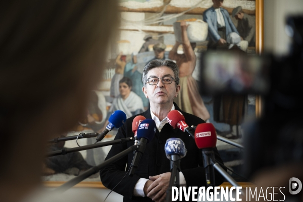 Conférence de Presse Melenchon