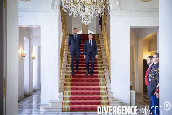 Emmanuel Macron à l Elysée - 18 avril 2019