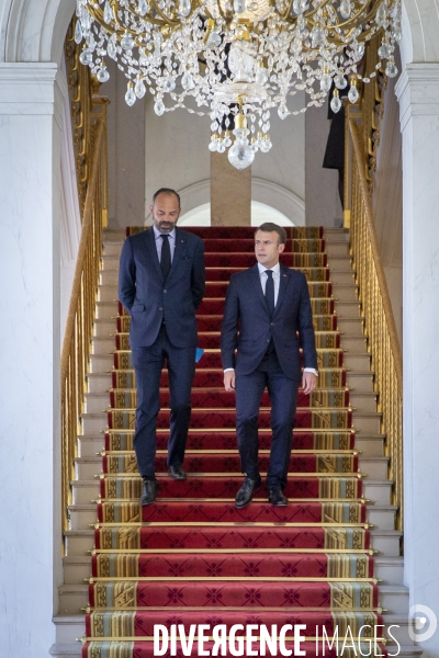 Emmanuel Macron à l Elysée - 18 avril 2019