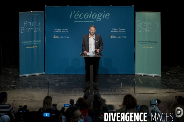 Elections Municipales à Lyon : Victoire de Grégory Doucet, EELV.