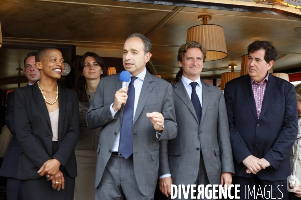 Legislatives 2012. Jean-François COPE, secrétaire général de l UMP en déplacement de soutien aux candidats de l Est Parisien