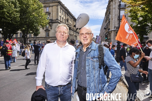 Manifestation des salariés de Nokia à Paris contre l annonce des suppressions d emplois