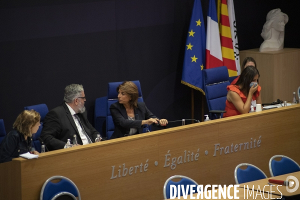 Martine Vassal est réélue présidente de la Metropole Aix-Marseille
