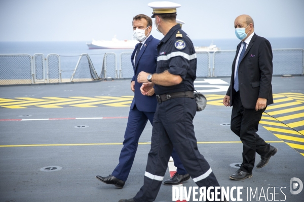 Emmanuel Macron en voyage officiel à Beyrouth , Liban