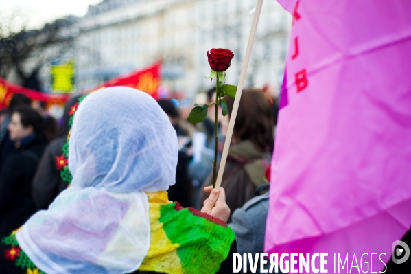 Rassemblement Journée de la femme, Paris, 08/03/2012