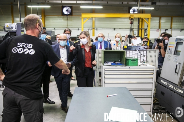 Agnès PANNIER-RUNACHER visite l usine SFOB, dans le cadre du plan de relance.
