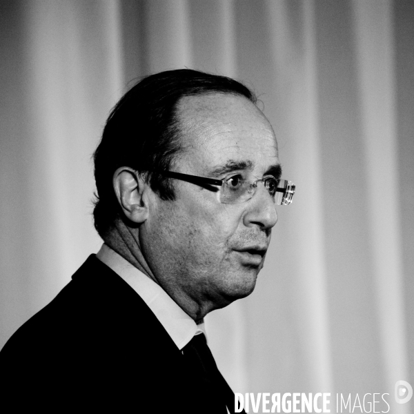 François Hollande: intervention dans le cadre d ELCS, Mairie de Paris, paris, 29/11/2011