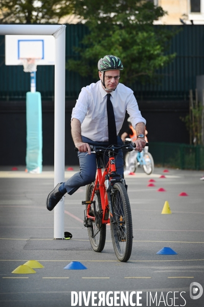Lancement de la semaine du vélo à l école