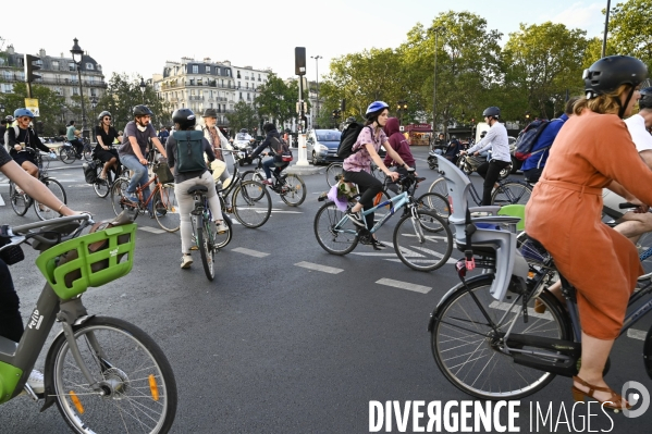 Le vélo à Paris, pistes cyclables.
