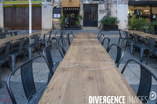 Bars et restaurants fermés à Marseille