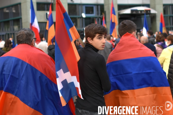 Conflit du Haut-Karabagh : Manifestation en soutien à la république d Artsakh