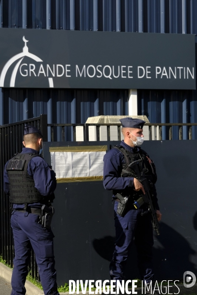 Fermeture de la Mosquée de Pantin. Closure of the Pantin Mosque.