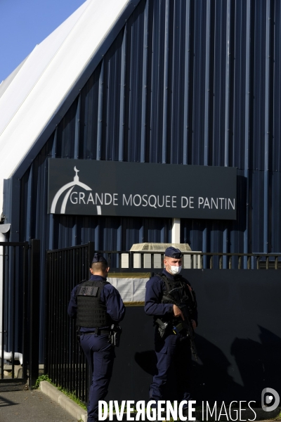 Fermeture de la Mosquée de Pantin. Closure of the Pantin Mosque.