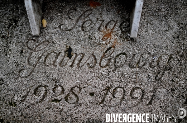 Tombe de Serge Gainsbourg