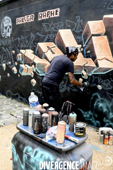 Street artiste : CALIGR RAPH