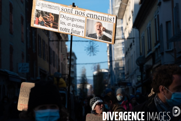 Annecy - Marche des libertés contre la loi Sécurité Globale