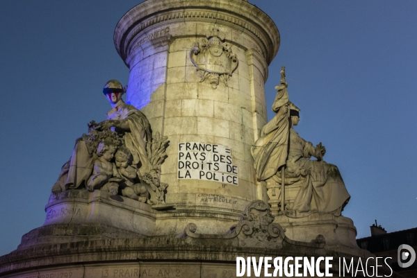 Manifestation contre la loi de securite globale. 28112020. Paris.